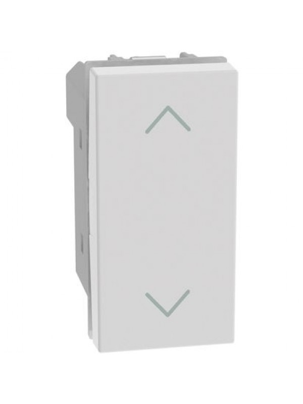 MATIXGO - 2 PULSANTE INTERBLOCCATO BIANCO