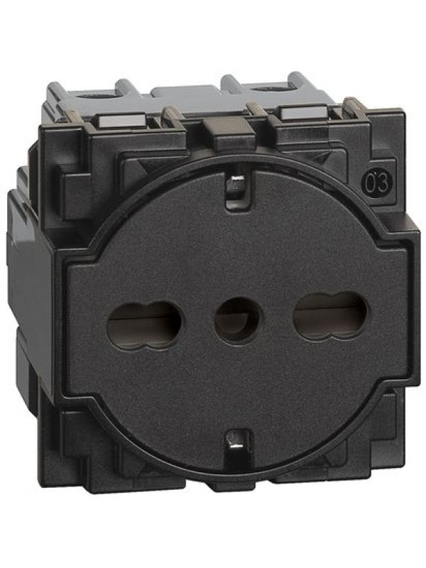 L.NOW - PRESA FLAT 16A STD GER-ITA NERA