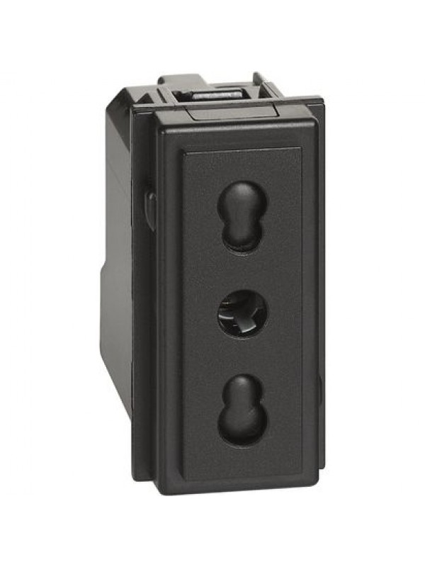 L.NOW - PRESA 2P+T 10/16A 250VAC BIPAS.NERA