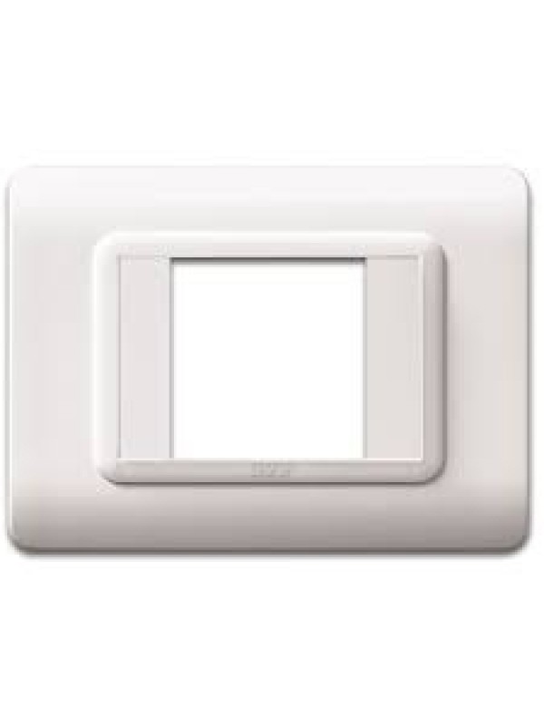 PLACCA TECN.44 BIAN.RAL9010 2M CENT