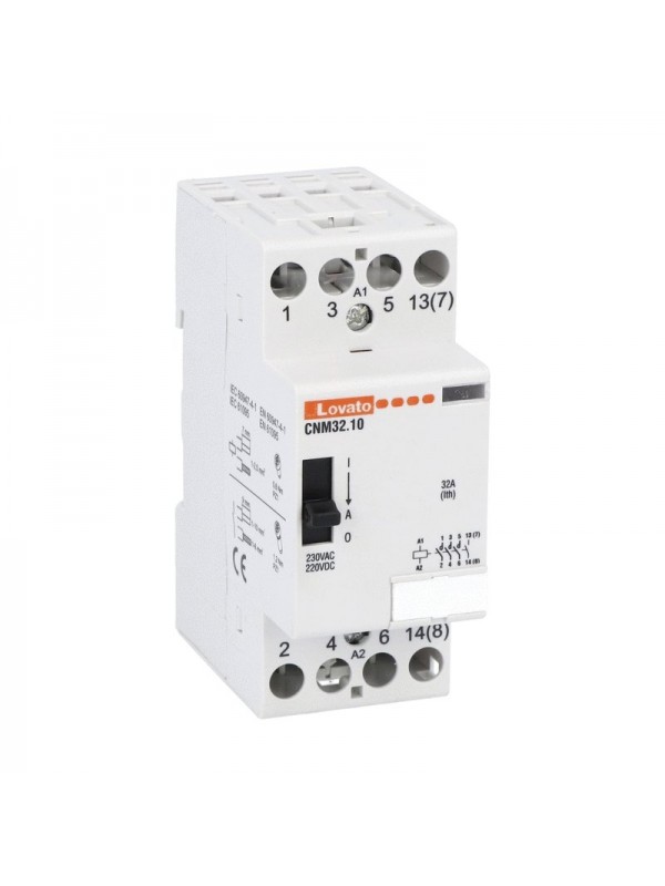 CONTATTORE MOD. 2M 32A 4P 220/230V MAN