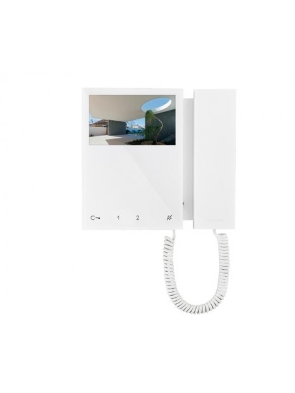 VIDEOCITOFONO MINI CON CORNETTA 2 FILI