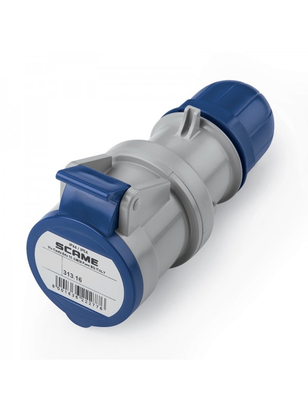 PRESA MOBILE 2P+T IP44 16A 6H 200-250V