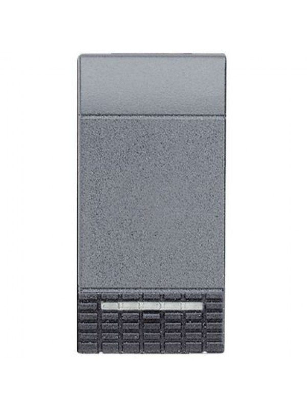 LL - PULSANTE 1P NC10A 1M ANTRACITE