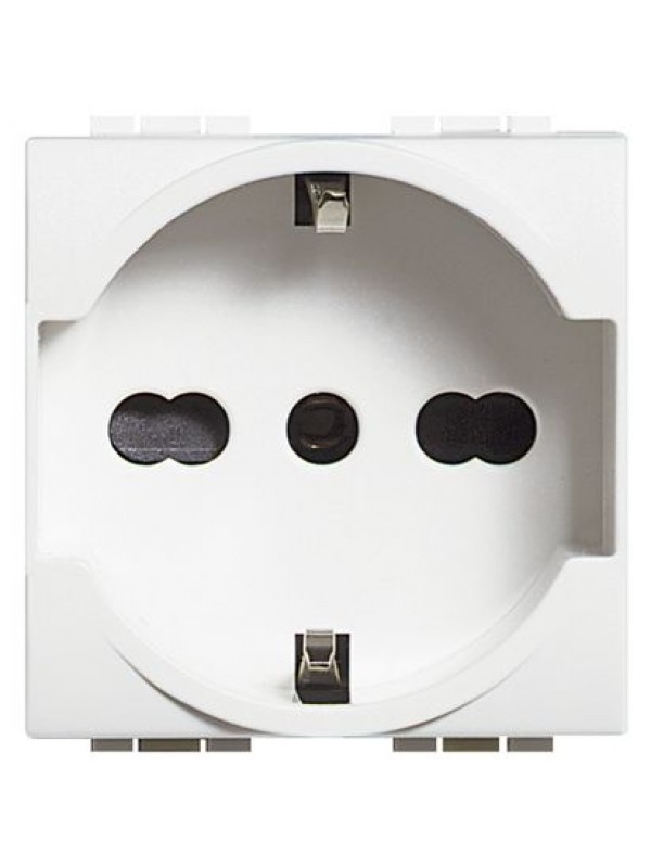 LIGHT - PRESA UNEL E BIPASSO 10/16A