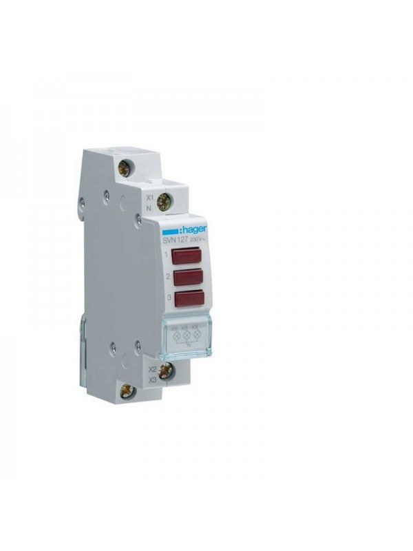 3 SEGNALATORI LUMINOSI ROSSI 1M