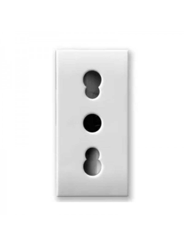 PRESA BIPASSO 2P+T 10/16A  DOMUS 1M